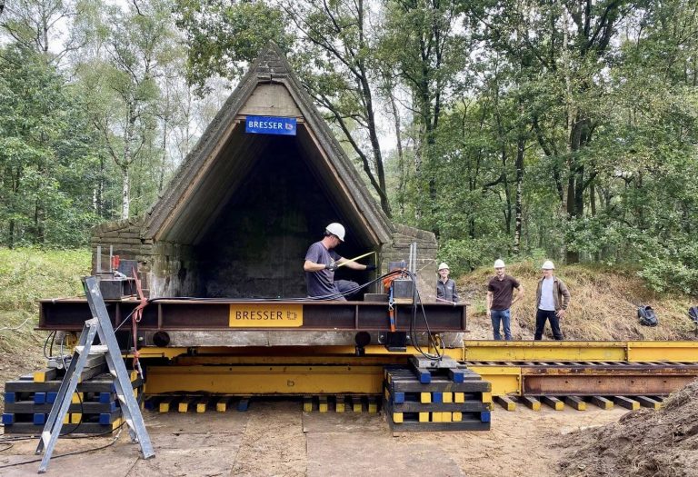 Munitiebunkers WO II verplaatst naar Park Soesterberg